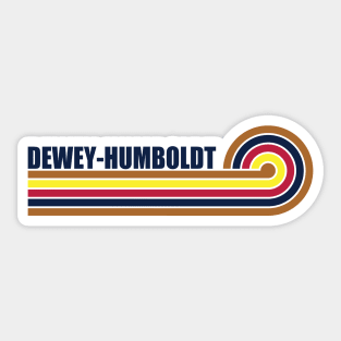 Dewey-Humboldt Arizona horizontal sunset Sticker